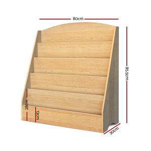 Artiss 5 Tier Kids Bookshelf - Wooden