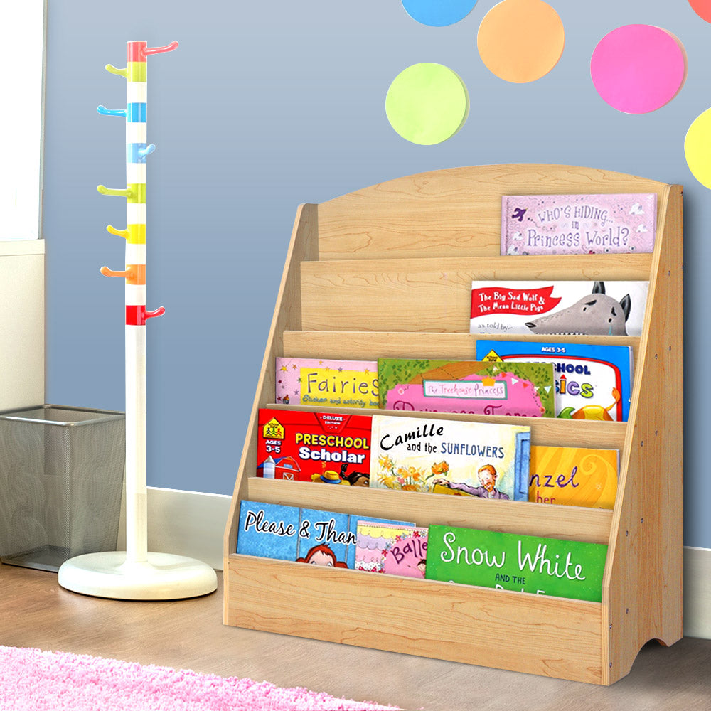 Artiss 5 Tier Kids Bookshelf - Wooden