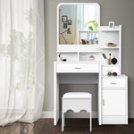 Artiss Dressing Table with Stool and drawers