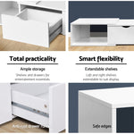 Artiss Lowline TV Entertainment Cabinet - White
