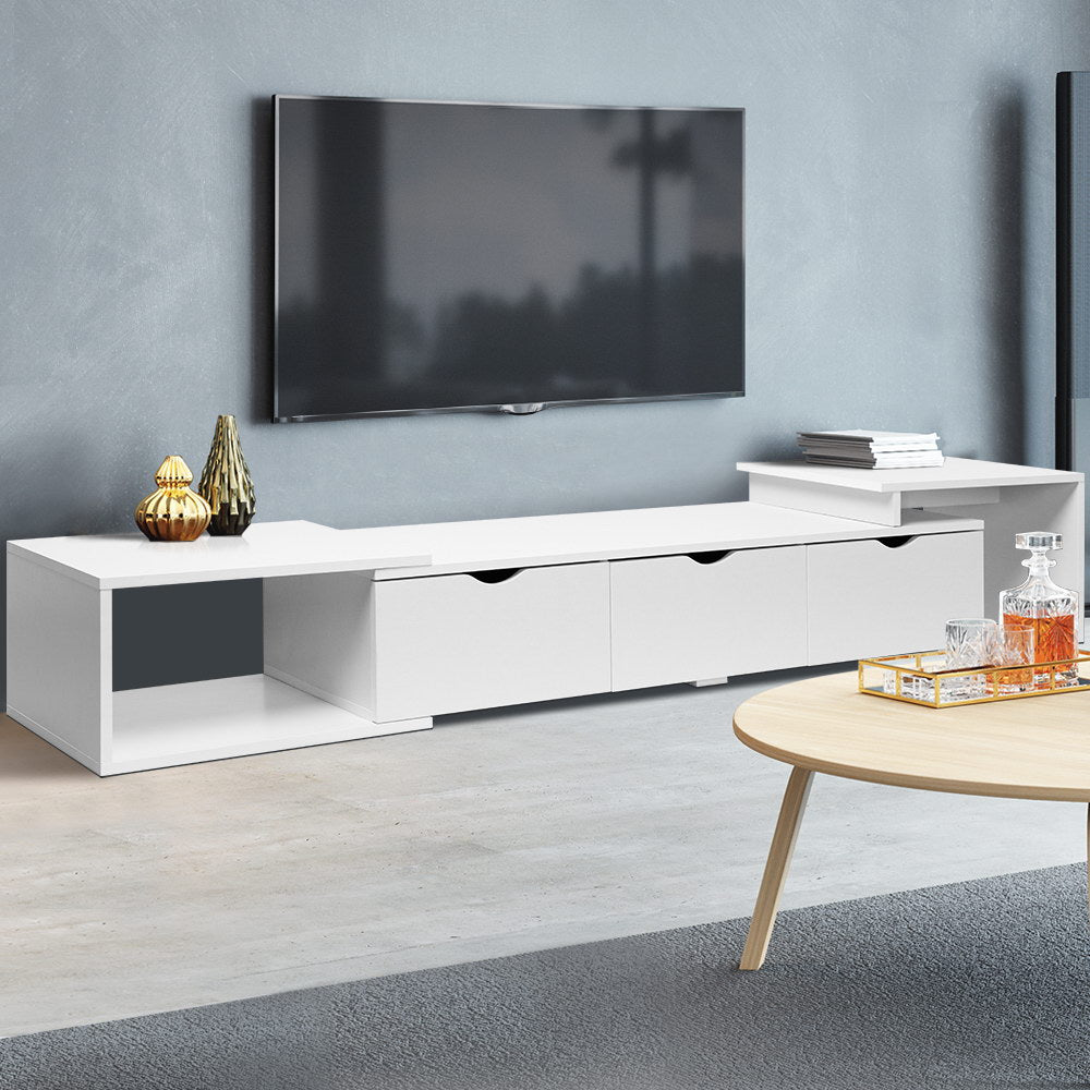 Artiss Lowline TV Entertainment Cabinet - White