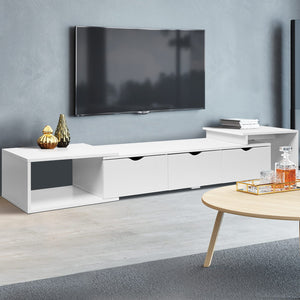 Artiss Lowline TV Entertainment Cabinet - White