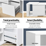 Artiss TV Entertainment Cabinet - White