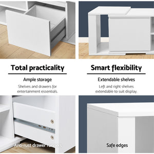 Artiss TV Entertainment Cabinet - White