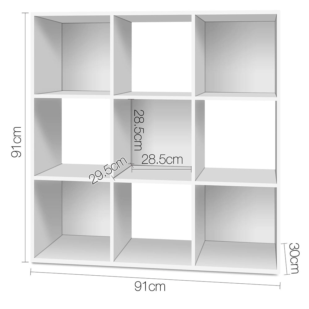 Artiss 9 Cube Display Storage Shelf White