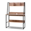 Artiss Office Computer Desk Study Table Workstation Bookshelf Storage Oak