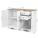 Artiss Buffest Sideboard Hallway Entrance Table - White
