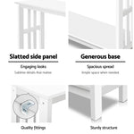 Artiss Console Table Hallway White Sideboard Desk Hall Entry Display Shelf Stand White