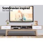 Artiss TV Stand Entertainment Unit Cabinet Storage Scandinavian 180cm Oak