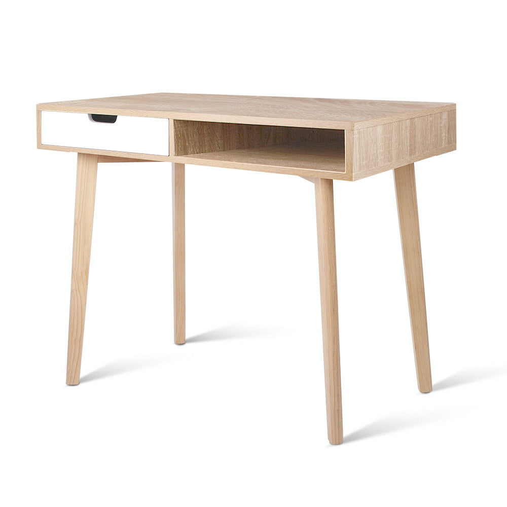 Artiss 2 Drawer Wood Computer Desk 