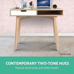 Artiss 2 Drawer Wood Computer Desk 
