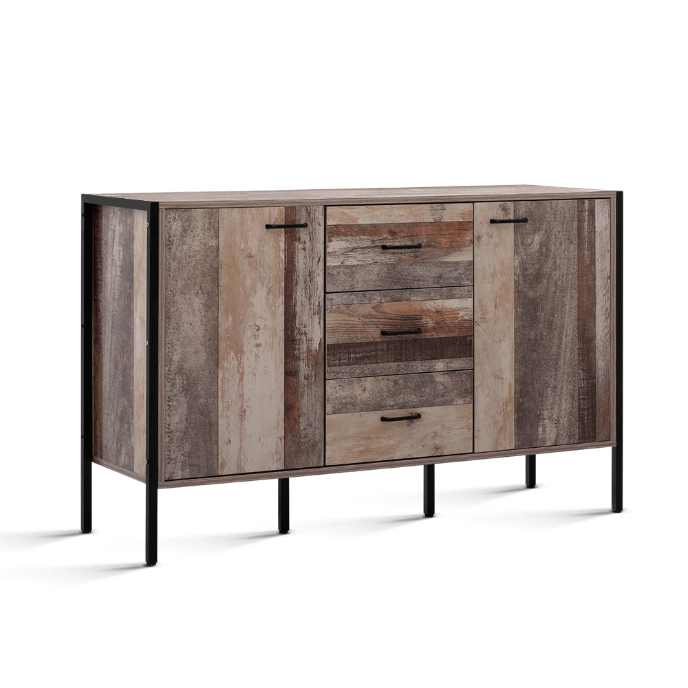 Artiss Buffet Sideboard Storage Cabinet Industrial Rustic Wooden