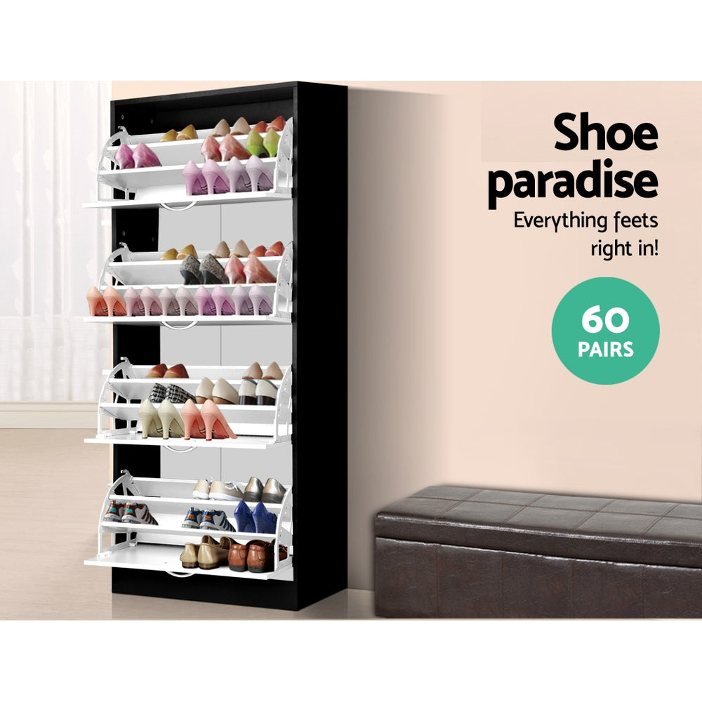Artiss Wooden Shoe Cabinet