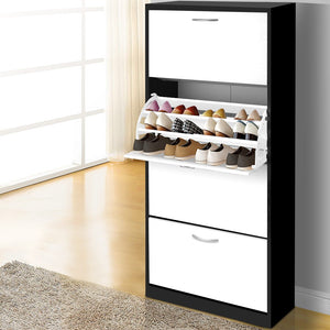 Artiss Wooden Shoe Cabinet