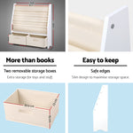 Artiss 4 Tier Wooden Kids Bookshelf - White