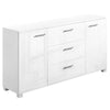 Artiss High Gloss Sideboard Storage Cabinet Cupboard - White