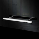 Artiss High Gloss Two Drawers Bedside Table - Black