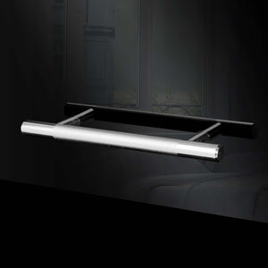 Artiss High Gloss Two Drawers Bedside Table - Black