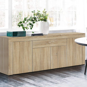 Artiss Buffet Sideboard Cabinet Storage 4 Doors Cupboard Hall Wood Hallway Table