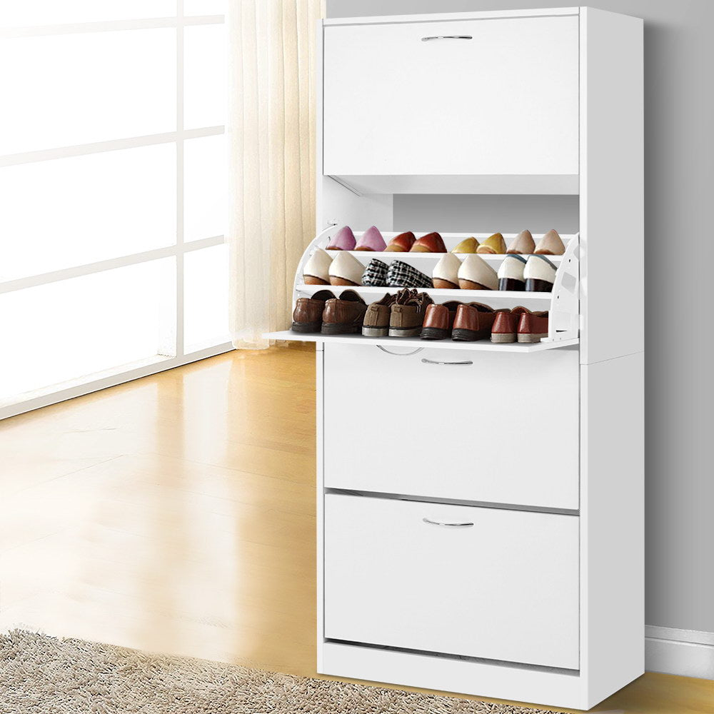 Artiss 60 Pairs Shoe Cabinet Shoes Rack Storage Organiser Shelf Cupboard Drawer