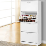 Artiss 60 Pairs Shoe Cabinet Shoes Rack Storage Organiser Shelf Cupboard Drawer