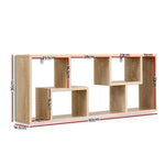 Artiss Floating Wall Shelf DIY Mount Storage Display Rack Bookcase Oak