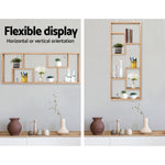 Artiss Floating Wall Shelf DIY Mount Storage Display Rack Bookcase Oak