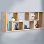 Artiss Floating Wall Shelf DIY Mount Storage Display Rack Bookcase Oak
