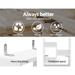 Artiss Floating Wall Shelf DIY Mount Storage Display Rack Bookcase White