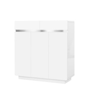 Artiss Shoe Cabinet Shoes Storage Rack High Gloss Organiser Drawer Cupboard Door