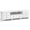 Artiss TV Cabinet Entertainment Unit Stand 6 Storage Drawers Country Style 200cm