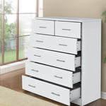 Artiss Tallboy 6 Drawers Storage Cabinet - White