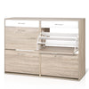 Artiss 2 Tier Shoe Cabinet - Wood