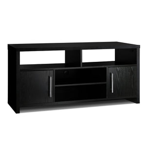 Artiss Entertainment Unit with Cabinets - Black
