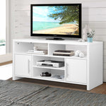 Artiss Entertainment Unit with Cabinets - White