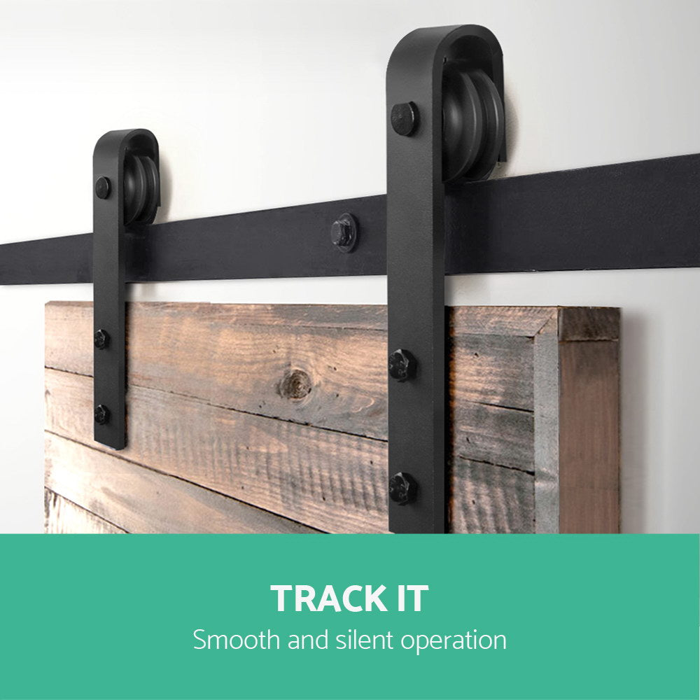 Sliding Barn Door Hardware - Black