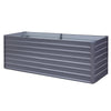 Greenfingers Garden Bed 240 x 80 x 77cm Galvanised Steel Raised Planter