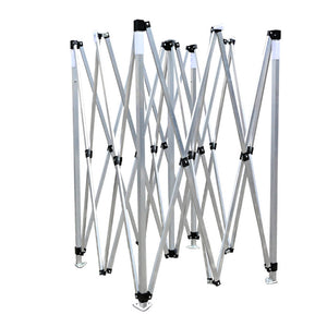 Instahut Aluminium Pop Up Gazebo Outdoor Folding Marquee Tent 3x3m Black