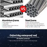 Instahut 3 x 3m Aluminium Pop Up Gazebo - Navy