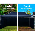 Instahut 3 x 6m Aluminium Pop Up Gazebo - Navy