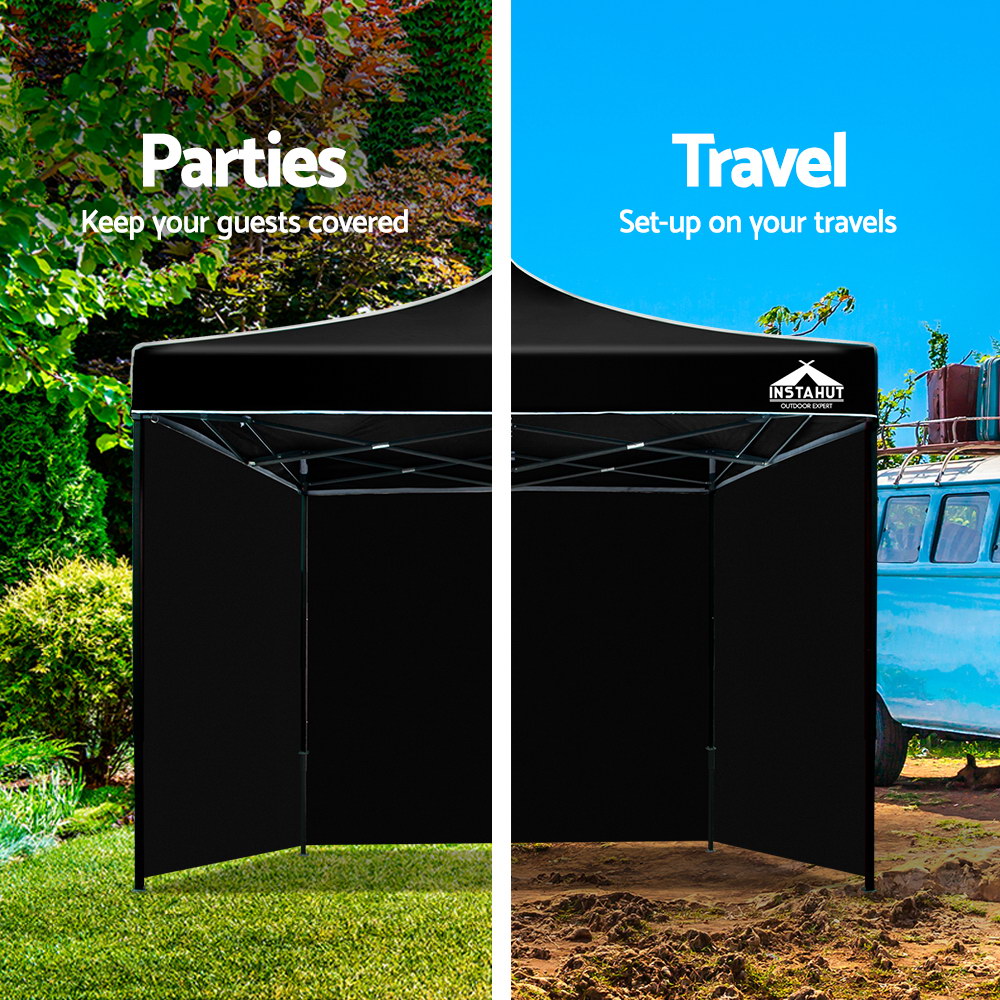 Instahut 3x3m Outdoor Gazebo - Black