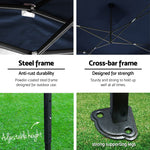 Instahut 3x3m Outdoor Gazebo - Navy