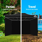 Instahut 3x4.5m Outdoor Gazebo - Black