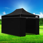 Instahut 3x4.5m Outdoor Gazebo - Black