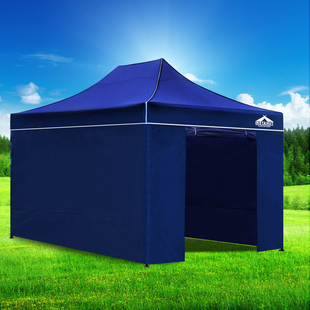 Instahut 3x4.5m Outdoor Gazebo - Blue