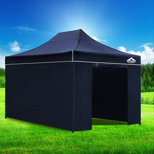 Instahut 3x4.5m Outdoor Gazebo - Navy