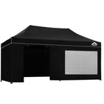Instahut 3x6m Outdoor Gazebo - Black