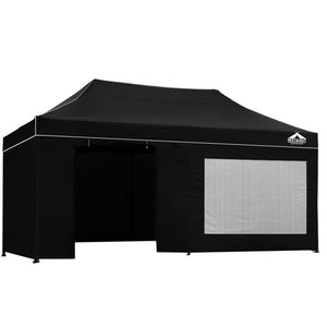 Instahut 3x6m Outdoor Gazebo - Black