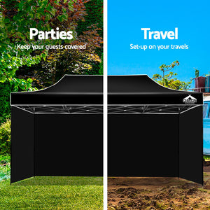 Instahut 3x6m Outdoor Gazebo - Black