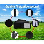 Instahut 3x6m Outdoor Gazebo - Black